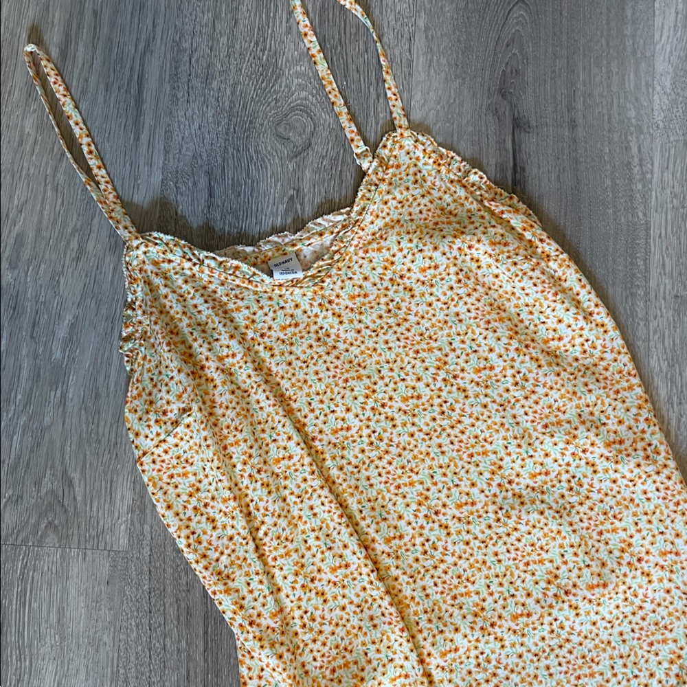 Yellow floral camisole. Old navy x small